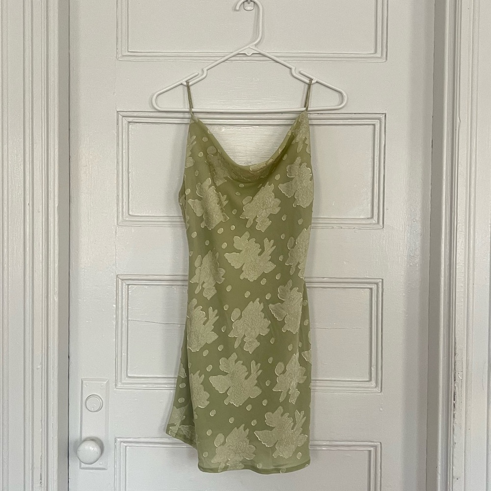Selfie Leslie Cowl Neck Mini Dress, Size: XS